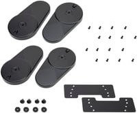 SilverStone Standfuß RAC-CF4-440 in Silber und Schwarz - Bild 1