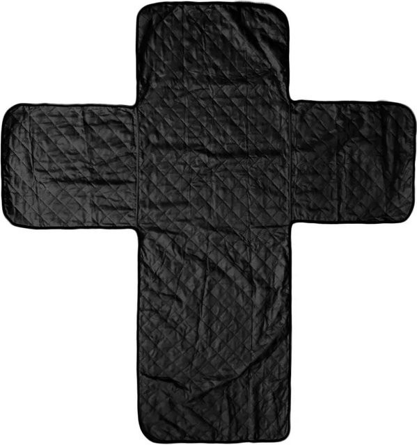 Rutschfester Sofa Couchbezug in Schwarz als Schutz für 1/2/3 Sitzer gegen Haustiere und Flecken - Bild 1