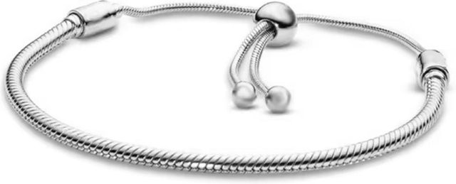 Damenarmband 925 Silber, Herz-T-förmige Schließe, 17 cm - Bild 1