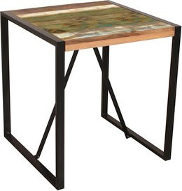 SIT Tisch FIUME aus Holz und Metall in Bunt, H x T: 77 x 70 cm - Bild 1