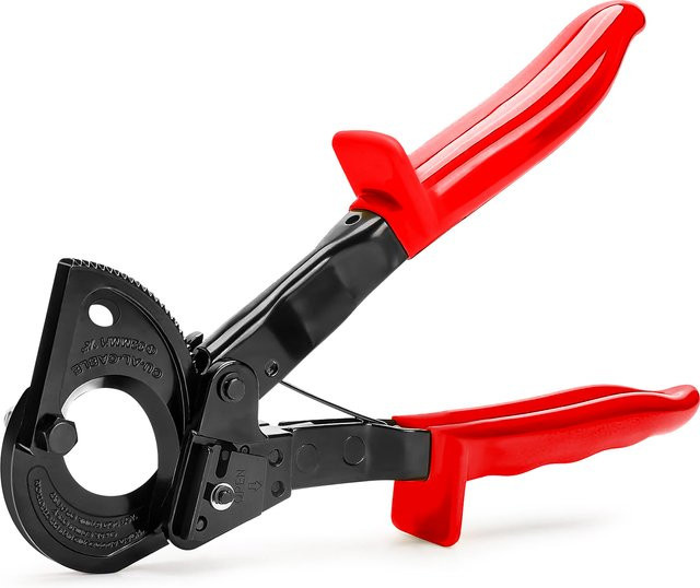 CLAMPLUS Manueller Ratschen-Kabelschneider für Aluminium, Kupfer und Kabel mit 32 mm Schnittleistung - Bild 1
