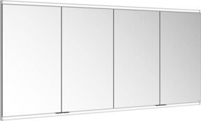 Keuco Spiegelschrank Royal Modular 2.0 in Weiß mit 4 Drehtüren aus Kristall-Doppelspiegel, LED-Beleuchtung und Sensor-Touch, B/H/T: 170 x 70 x 16 cm - Bild 1