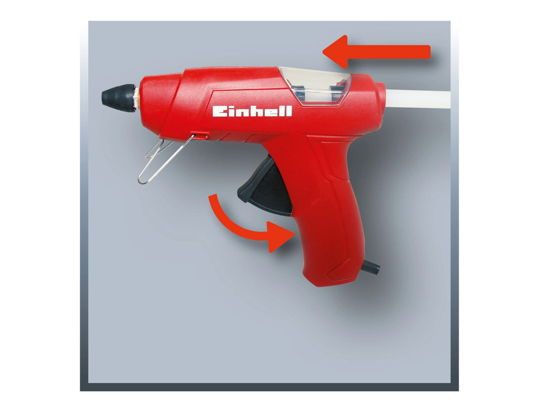 Einhell Heißklebepistole TC-GG 30 in Rot mit 30W und 11mm Klebestab-Durchmesser - Bild 2