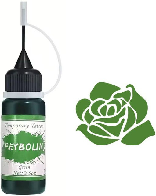 LadysBeautyCare Henna Tattoo Gel, grasgrün - Bild 1