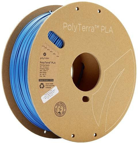 Polymaker PolyTerra PLA Filament 1,75 mm Saphirblau 1000 g - Bild 1