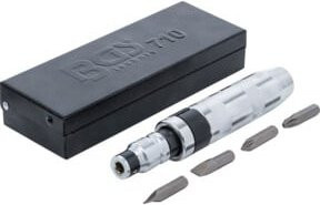 BGS Hand-Schlagschrauber-Satz mit Bits 5-teilig in Silber - Bild 1