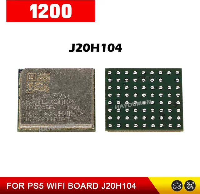 Pogopirate Drahtloses WiFi-Board und Bluetooth-Modul J20H100 für PlayStation 5 PS5 1000 1100 1200 in Grün - Bild 1