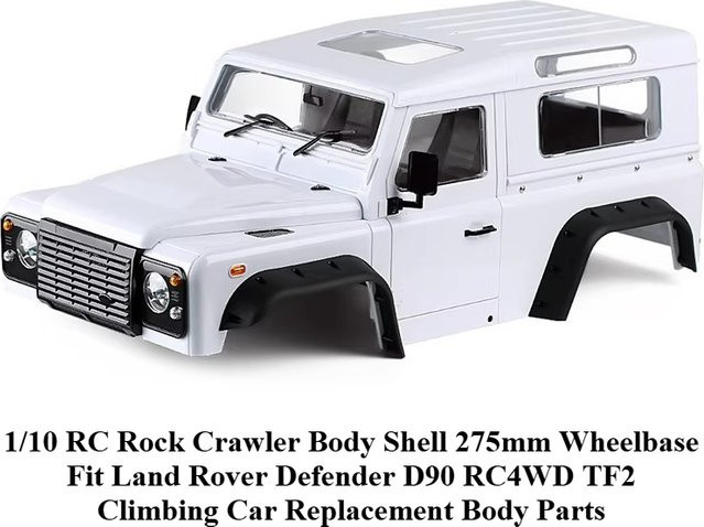 AT 99 MODEL RC Rock Crawler Karosserie, 1:10, Weiß, Kunststoff - Bild 1