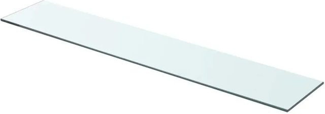 vidaXL Regalboden aus Glas in Transparent, B/T/H: 80 x 15 x 0,8 cm - Bild 1