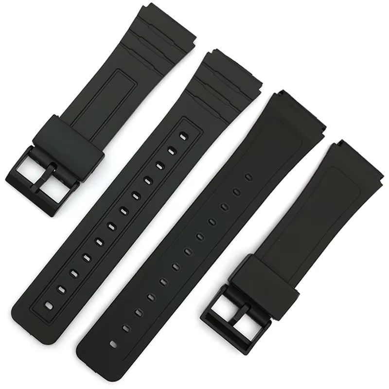 HQstrap Uhrenarmband Silikon, Schwarz, Unisex - Bild 2