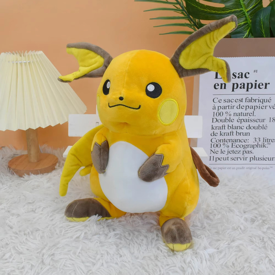 DUODUOBAO Pokémon Pikachu Pichu Evolution Raichu Plüschtier, 32 cm - Bild 2