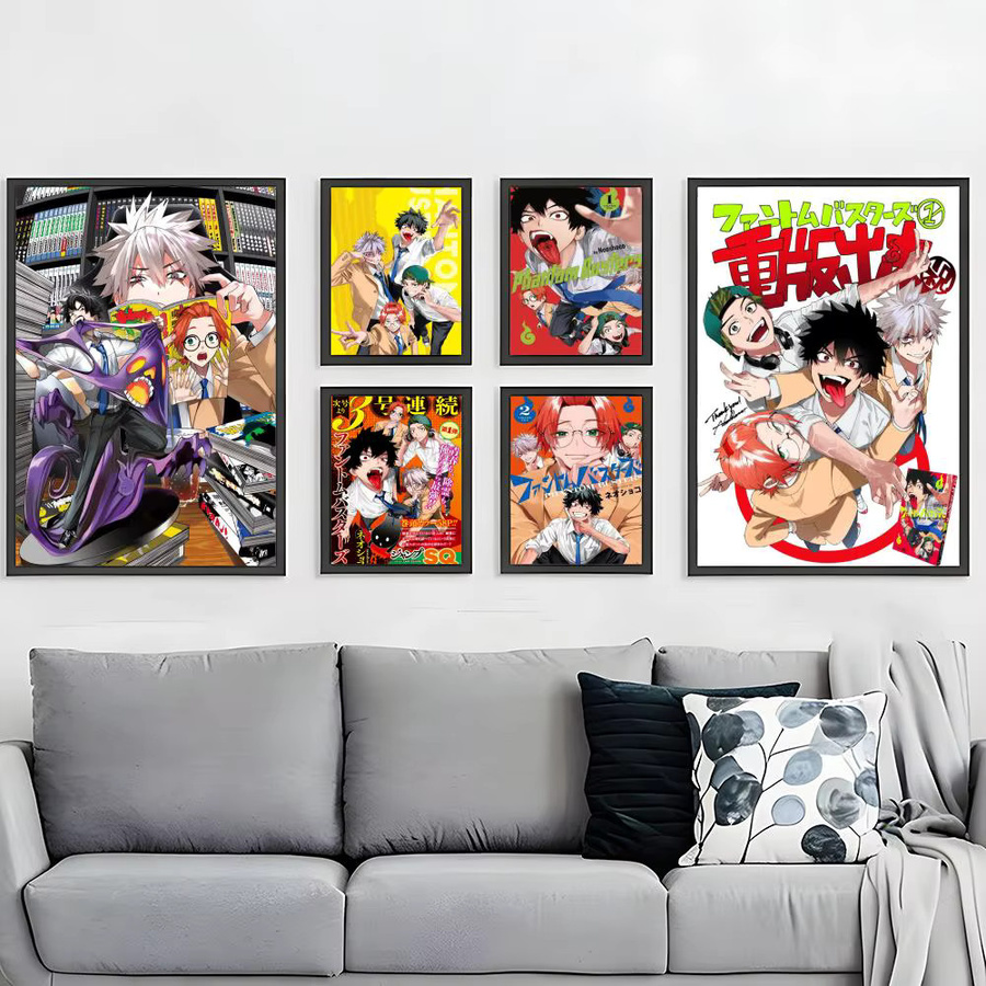 Phantom Busters Wandkunst Poster, selbstklebend, mehrfarbig, B/H: 20 x 15 cm - Bild 2