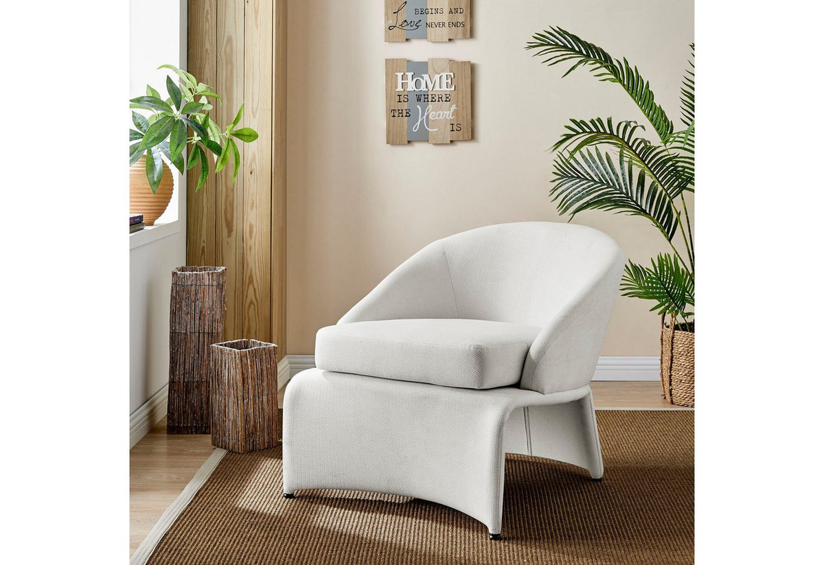 loft24 Sessel Aladin Polstersessel aus Mikrofaser mit Armlehnen in modernem Design - Bild 1