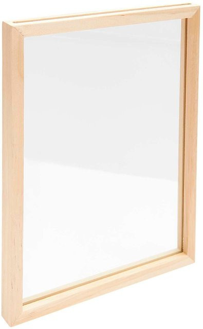 Rico Design Holzrahmen mit Glaseinsatz B: 24 cm, H: 18 cm, T: 1,5 cm - Bild 1