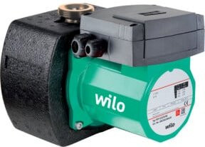 Wilo Standard-Trinkwasserpumpe TOP-Z 25/10 in Grün aus Messing, G 1 1/2, 400 V, PN 16 - Bild 1