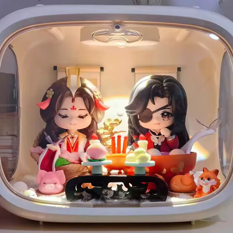Heaven Official's Blessing Blind Box Figuren Set Bandai TGCF Xie Lian und Hua Cheng Sammelfiguren Multicolor - Bild 3