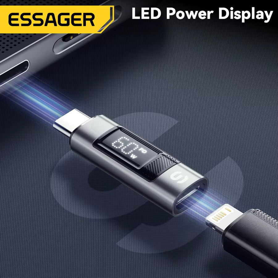 Essager USB C auf Lightning OTG Adapter mit PD 30 W Schnellladung für iPhone 15 14 13 - Bild 3