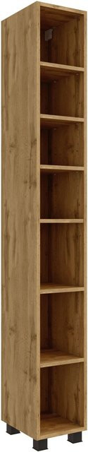 Held Möbel Seitenregal Florenz in Wotaneiche, Braun-holzoptik, B/T/H: 35 x 25 x 180 cm - Bild 1