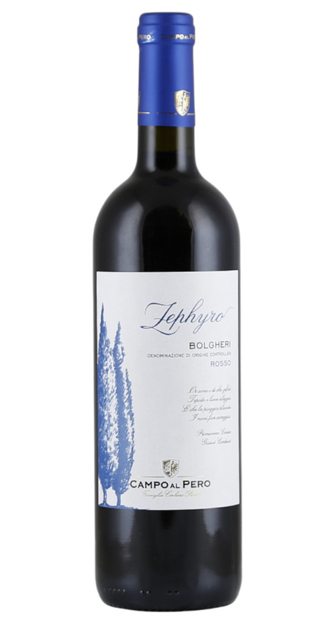 Campo al Pero Zephyro Bolgheri, Merlot, Rotwein, 2023, 0,75 l - Bild 2