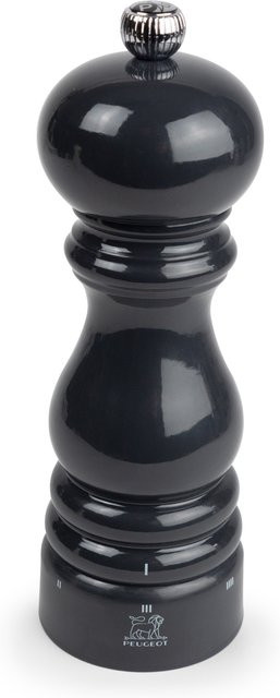 Peugeot Pfeffermühle PARIS aus Holz in Grau, Braun oder Schwarz, Höhe: 18,0 cm, Breite: 6,0 cm, Tiefe: 6,0 cm - Bild 1