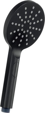 WELLWATER Handbrause Gilosa in Matt Schwarz mit 3 Strahlarten, Höhe: 27,0 cm, Breite: 12,0 cm, Tiefe: 7,0 cm - Bild 1