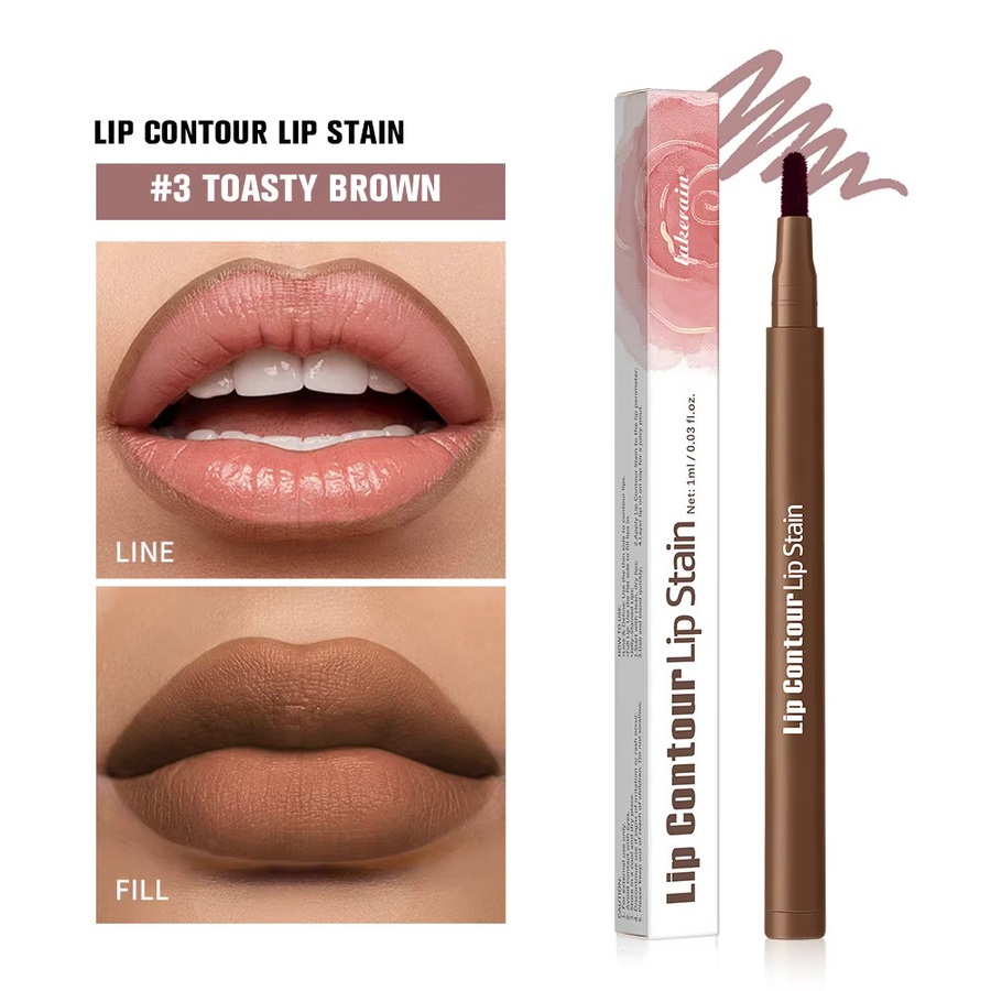 ibcccndc 2-in-1 Lippenstift und Liner, 8 Farben - Bild 2