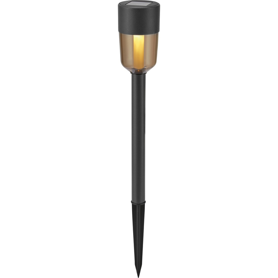 Solar-Leuchte Marsala LED aus Edelstahl und Kunststoff in Silber, 4er-Set, B/T/H: 4,5 x 4,5 x 35 cm - Bild 2