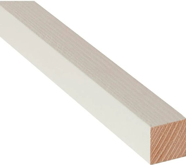 Döllken Profiles Quadratleiste Weiß B/T: 20 x 20 mm, Länge: 900 mm - Bild 1