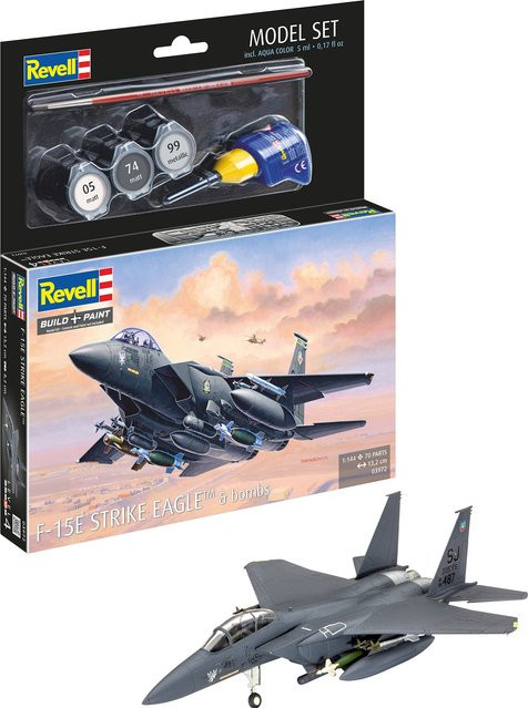 Revell F-15E Strike Eagle, Modellbausatz, 1:144, ab 8 Jahren - Bild 1