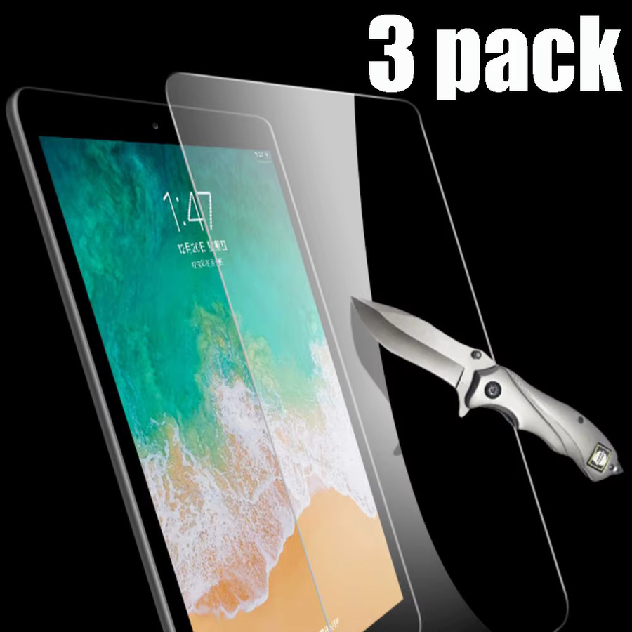3er-Set gehärtetes Glas Displayschutzfolie für Apple iPad Air 4 und 5 (10,9 Zoll, 2021/2022), 9H Härtegrad, transparent - Bild 4