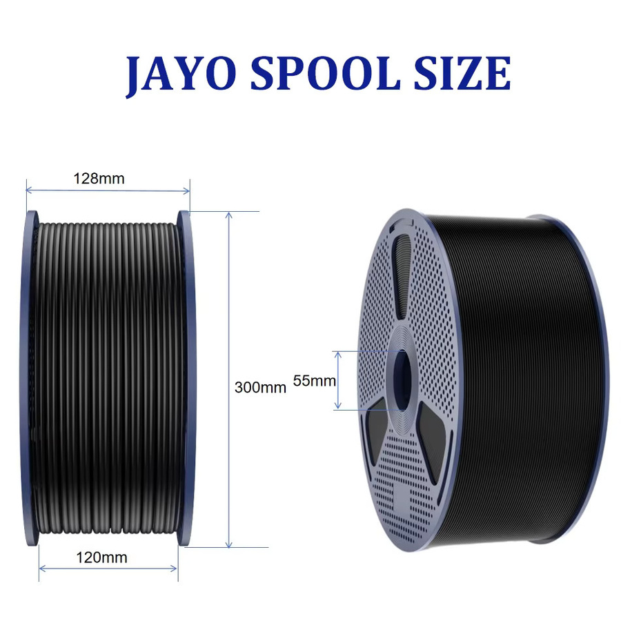 JAYO 3D-Drucker Filament 1,75mm Schwarz 5kg Spule für FDM-Drucker - Bild 4