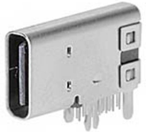 Molex 14p TopRight USB-C Steckverbinder in Gold und Silber 2169890001 - Bild 1