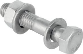 Geberit Schraubenset aus Edelstahl in Silber M 12x50mm - Bild 1