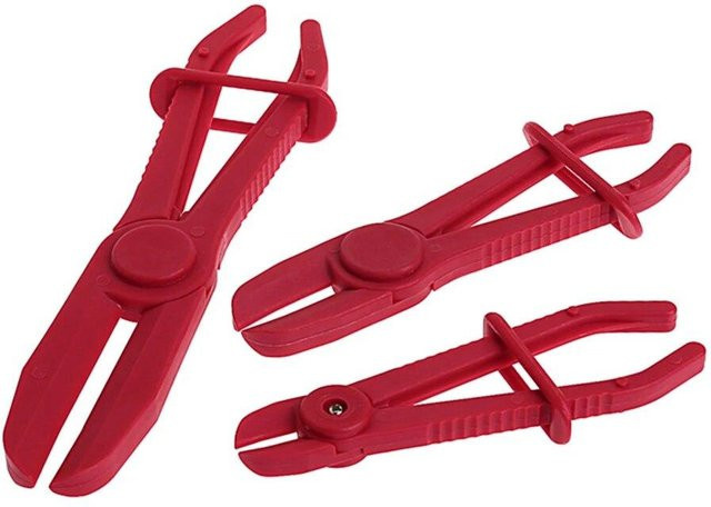 NATAWA Schlauchklemmen Entfernungswerkzeug Set 3-teilig in Rot für Auto Reparaturen - Bild 1
