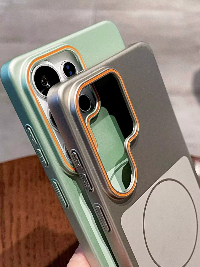 NUCWIN MagSafe Handyhülle für Samsung Galaxy S23 S24 S25 S26 Ultra Plus in Blau mit mattierter Metallic-Optik und magnetischer kabelloser Ladefunktion - Bild 1