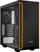 be quiet! Pure Base 600 Window Midi-Tower PC-Gehäuse in Schwarz und Orange mit Seitenfenster - Bild 1