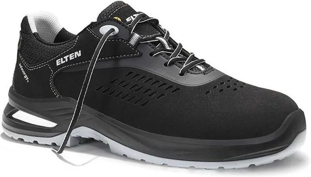 Elten Sicherheitshalbschuh RAY XXFIT S1 Low ESD in Black Grey, Größe 50 - Bild 1