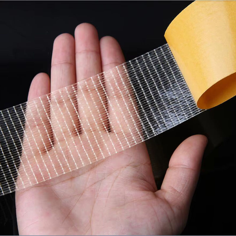 YX Transparentes doppelseitiges Mesh-Klebeband mit Glasgitter-Faserpaste, 20 m - Bild 6