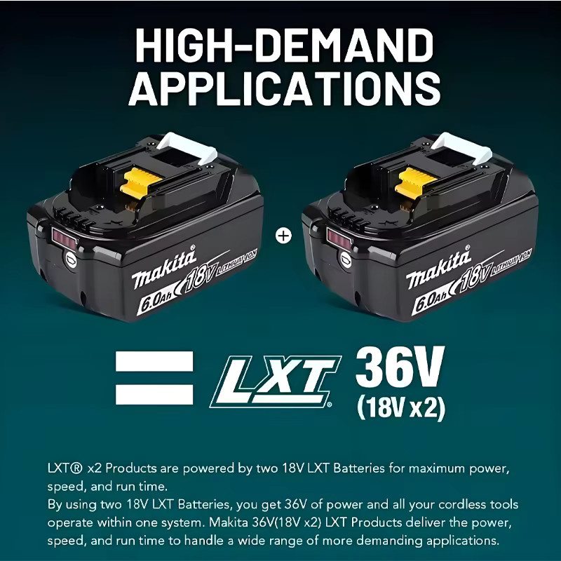 Makita Original Akku 18V Li-Ion für BL1850 und BL1860 sowie DTD173 Elektrowerkzeuge - Bild 6