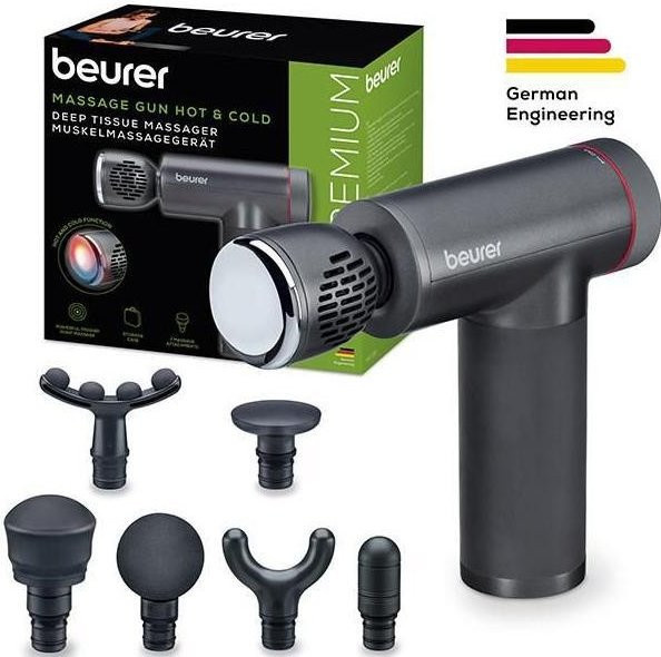 Beurer MG 195 Hot & Cold Massagepistole in Schwarz und Grau - Bild 2