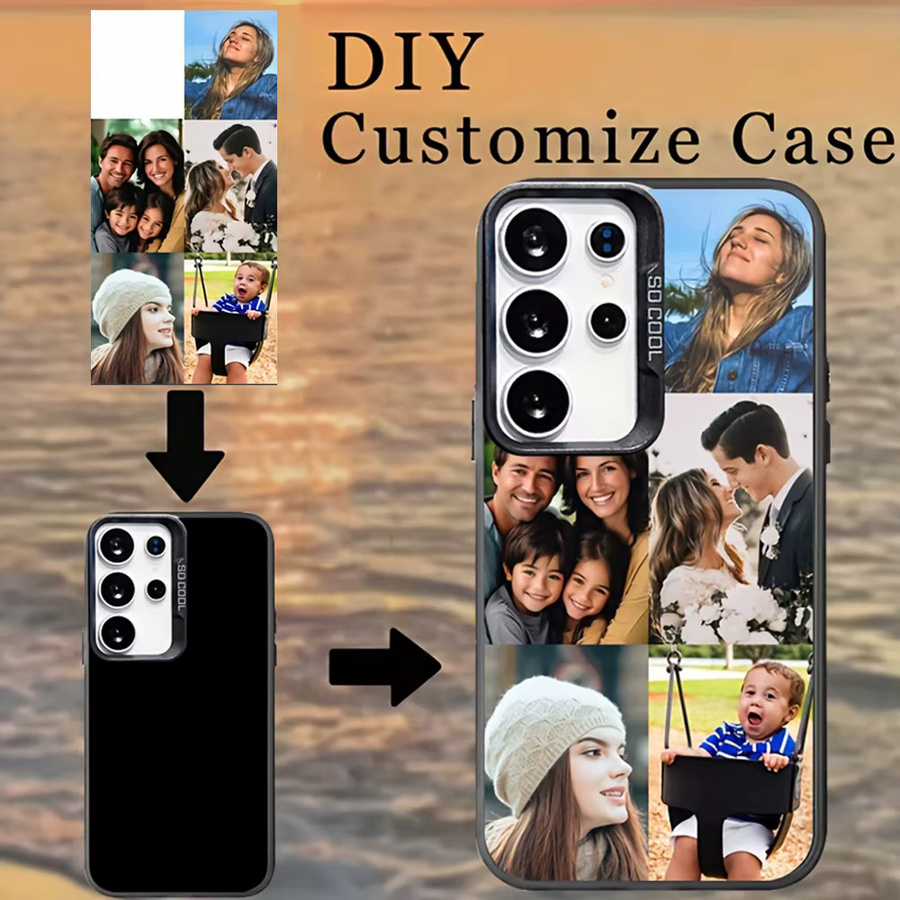 Stoßfeste DIY Foto IMD Handyhülle für Samsung Galaxy S26 S25 S24 S23 S22 S21 S10 FE Plus Ultra Note 20 Ultra Note9 in Lila - Bild 2