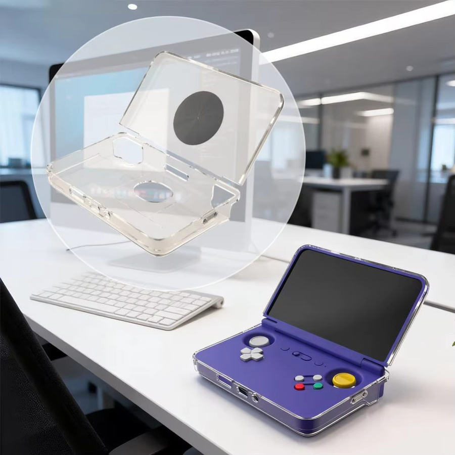 Retroid Schutzhülle für Retroid Pocket Flip 2 Palm, transparent-blau, TPU Anti-Drop Hülle mit Kühlfunktion - Bild 6
