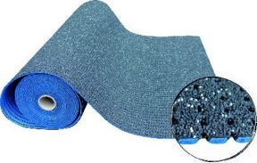 Black-Cat Antirutsch-Matte Permagrip in Schwarz und Blau, Breite: 120 cm, Länge: 5 m - Bild 1