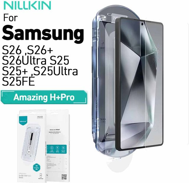 Nillkin H+PRO Anti-Explosions-Schutz Gehärtetes Glas Displayschutz für Samsung Galaxy S25 Ultra S26 Ultra S26+ S25 Plus S25 Edge in Transparent - Bild 1