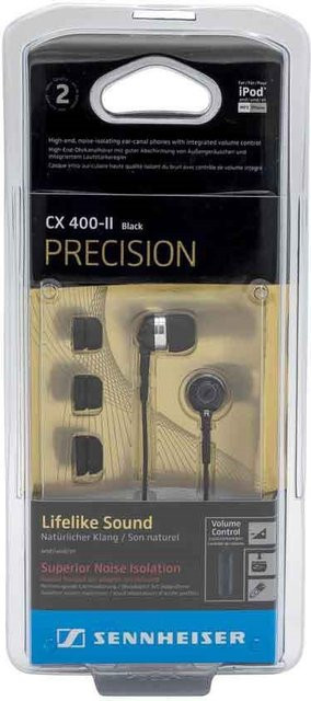 Sennheiser CX 400-II In-Ear Kopfhörer Schwarz mit 3,5 mm Klinkenanschluss - Bild 1