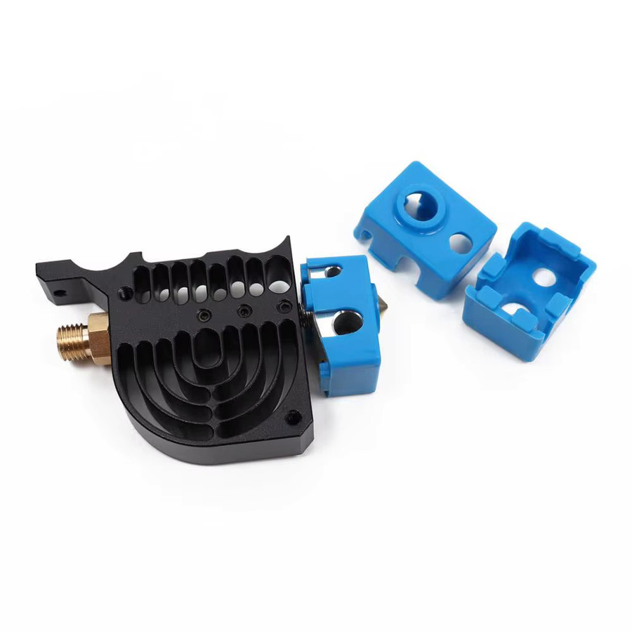 3er-Set Prusa Mini Silikonsocken für den Heat Block des 3D-Drucker-Extruders in Blau - Bild 3