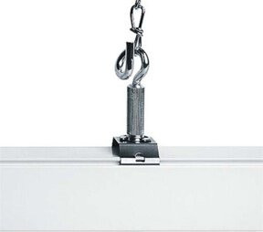 Zumtobel Group Kettenabhänger TECTON aus Federstahl in Silber - Bild 1