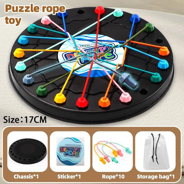 Yiran bag Seil-Zerreiß-Kampf-Herausforderungs-Puzzle-Spielzeug Bunt - Bild 1