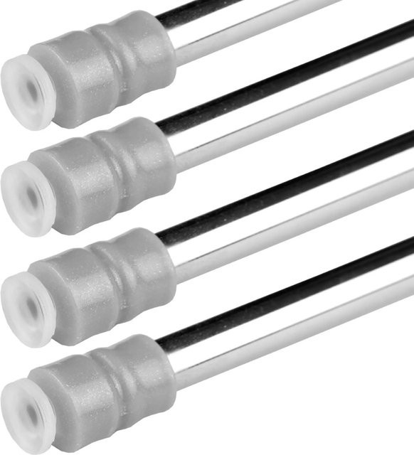 Bestlivings Klemmstangen mit Schraubtechnik, Silber, 4er Pack, Breite: 40 bis 60 cm - Bild 1