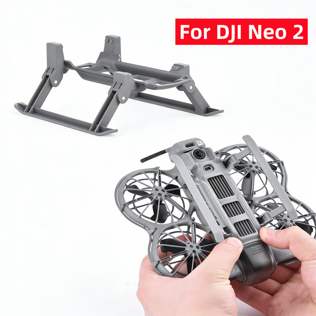 DJI Neo 2 Erhöhtes Stativ Grau Faltbarer Landeschutz als Drohnen-Zubehör - Bild 1